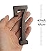 HASWARE 4 Inch Self Adhesive House Number, Modern and Easy to Install without Tools, Ideal for Outside Street Mailbox Office Hotel Room Apartments Home