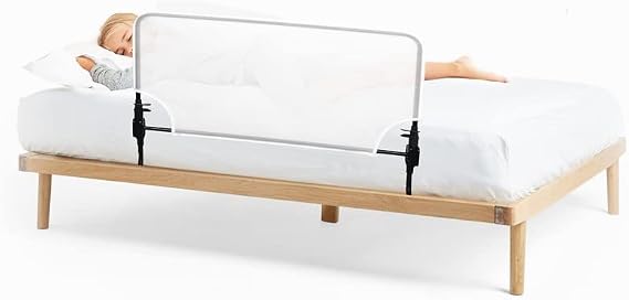 Agubugu Baby - Patternless White Mesh Foldable Bed Barrier 90cm