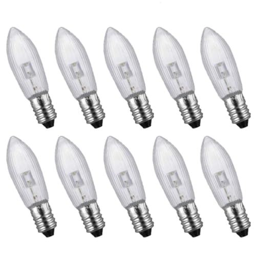 10pcs E10 LED ̎ւ̘̋̏XC̗d̃NX}X Cg v 10V-55V AC gNX}X̑̉
