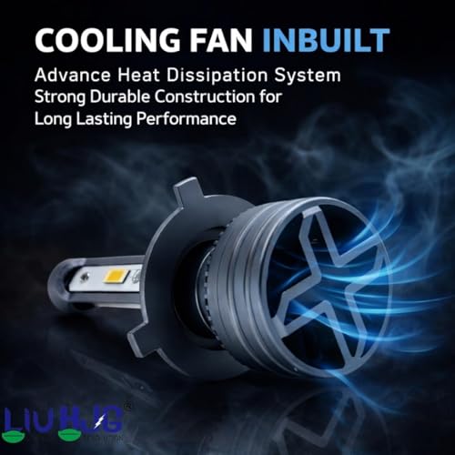 Image of 130W H4 LED Headlight Bulb for Bike & Car, 13000 Lumens Super Bright 6000K White Light, Hi-Low Beam, Plug & Play Installation, Long Lasting LED Headlamp