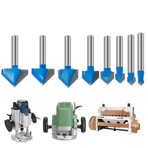 Bits de routeur CNC et fraises V 90 degrés pour rainurage précis du bois et métal