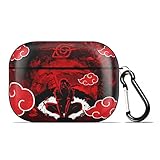 Headphone Case Designed for Air Pods Pro 2nd/1st Generation Earphone Cover with Red Anime Character