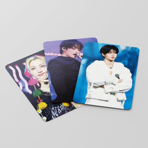 TuYines Stray Kids Lomo, 55 sztuk kart Kpop Stray Kids Photocard, nowy album Card, StrayKids Karty Kpop StrayKids, karty fotograficzne, must-have dla fanów K-pop