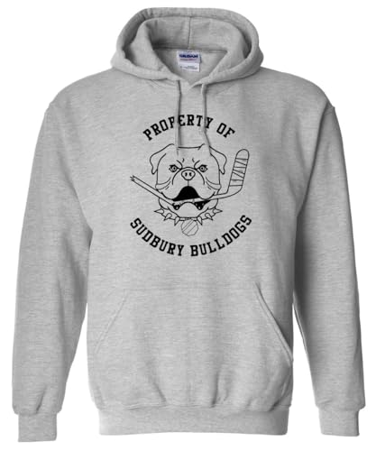SHORESY Property of Sudbury Bulldogs Heavyweight Hoodie - Sport Grey Small