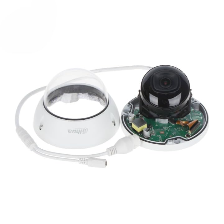 Dahua Starlight 4MP IP Camera IPC-HDBW2431F-AS-S2 – Vandal-Proof Wedge Dome, Built-in Mic, Wired, PoE