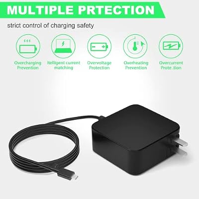 33W Charger Compatible for Asus Chromebook C201P C201 C201PA C100PA C100P C100 ADP-33AW B Small Square Tip Power Supply Cord