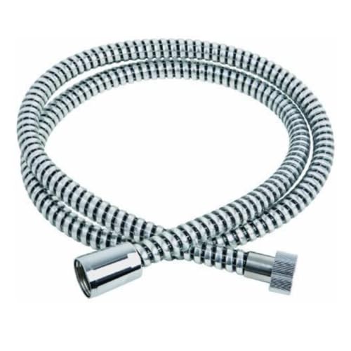 Schläfer 807390 | Brauseschlauch 125 cm Länge Kunststoff verchromt Extrem Belastbar 1/2 Zoll Anschluss Duschschlauch Ersatzschlauch für Dusche & Badewanne Metaflex duschschlauch 1.25m, Metalleffekt