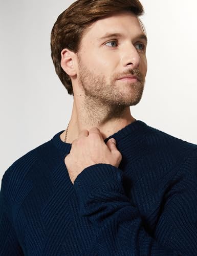 Image of Amazon Brand - Symbol Men's Casual Acrylic Crew Neck Sweater (Available in Plus Sizes)