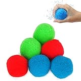 【Materiales de alta calidad】 Esta Pelotas de Esponja está hecha de material de fibra de algodón súper absorbente, siempre que la bola absorba agua, se puede lanzar. El muy seguro para los niños, es adecuado para niños mayores de 5 años. La batalla de waterpolo está a punto de comenzar! La alegría y las risas nunca terminan.