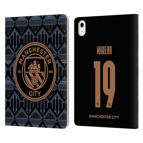 Étui Manchester City pour iPad Air 11 housse portefeuille cuir Pablo Moreno
