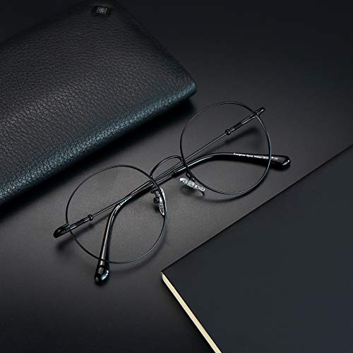 Image of VisionGlobal Blue Light Blocking Glasses for Women Men, Computer Reading, TV Glasses, Stylish Oval Frame