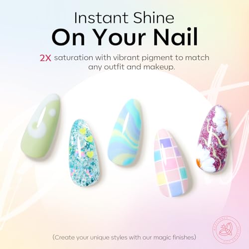 Image of modelones 24 Pcs Gel Nail Polish, 20 Colors Summer Gel Polish Set Magenta Bright Glitter Hot Pink Neon Gel Nail Polish Colors with Bond Primer Glossy & Matte Top Base Coat Manicure DIY Gifts for Women
