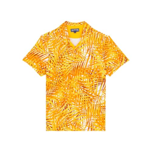 Men Terry Polo Palm Leaves, XL