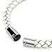RUTICH 20sets Leather Cord End Cap/Magnetic Clasp with Locking Mechanism (Fit 3mm Cord)