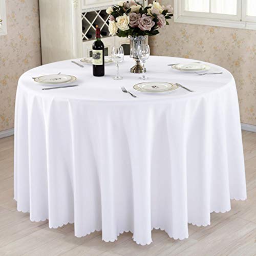 Nappes rondes en tissu pour repas de famille et table de salon