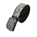 AccMall Men's Canvas Military Bandana Pattern Web Belt & Buckle 60 inches