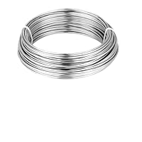 316 Edelstahl Draht,Edelstahldraht φ2.0mm 20 M,Basteldraht,Draht Zum Basteln,Edelstahldraht LäNge 20M