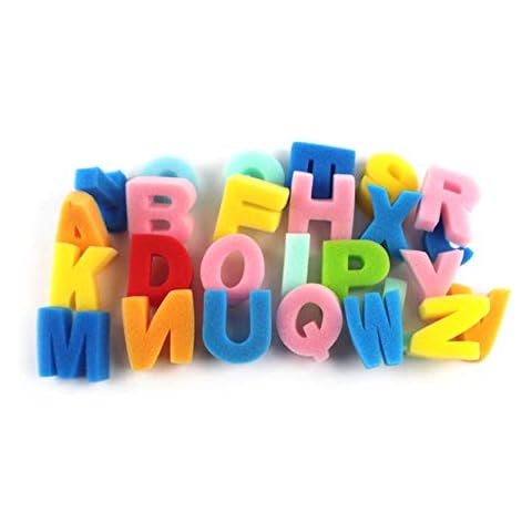ink2055 26Pcs/Set English Alphabet Letters Sponge Kids DIY Painting Crafts Education 26Pcs Cover