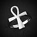 HZMAN Stainless Steel Polished Fashion Egyptian Jewelry Ankh Cross Ring for Men Women with Gift Bag