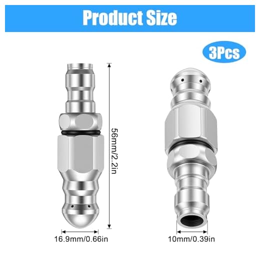 WJIAAA Pressure Washer Sewer Jetter Nozzle Set