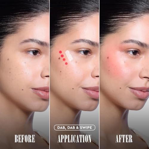 Image of Kiro Glow On The Go 3-in-1 Blush & Highlighter - Celestial Dawn, 3.5ml | Infused with Hyaluronic Acid & Peptides, Clean, Vegan, Hydrating Formula