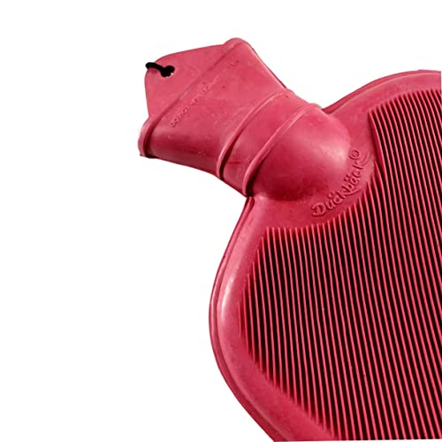 Image of Duckback ORIGINAL Hot Water Bag Red Non Electrical 2L - Ideal for Back pain /body ache /stomach NON-ELECTRICAL 2 L Hot Water Bag (Red)