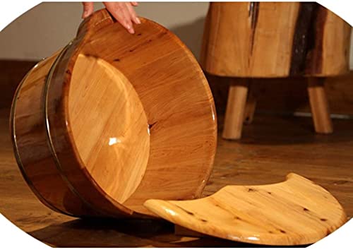 Cubeta de Masaje para Pies de Madera Hecha a Mano miniatura 6