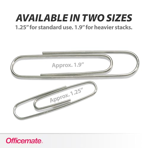 Officemate Giant Paper Clips, Pack of 10 Boxes of 100 Clips Each (1,000 Clips Total) (99914) image 7