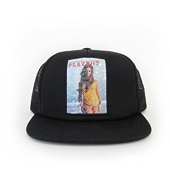 PLAYBOY メッシュキャップ　総柄 61jxIPPQweL.jpg