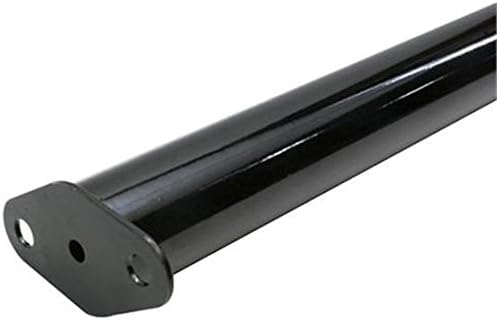 Speedway Motors Straight Rear Spreader Bar Black Steel 2 Inch OD Tubular Frame Cross Bar 39-1/2 Inch Wide Bolt-In Style Compatible with 32 Ford Roadster Coupe Sedan Pickup