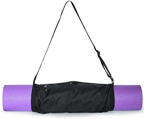 Aurorae Yoga Mat Bag | Mat Sling Carrier | Large Outside Zip Closure Pocket