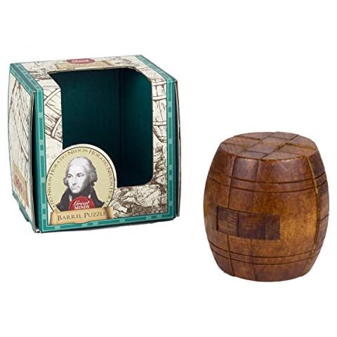 Professor Puzzle Nelson's Barrel Brain Teaser Puzzle 3D Wooden Puzzles/Brain Teaser Toy to develop problem solving skills Cover