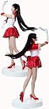 SINUOMING Sailor Costume Cosplay Dress Hino　Womens men Anime Skirt Halloween hore Adult US Size 6pcs (XXL)