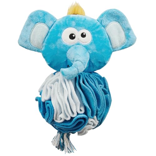 Outwardhoundbyninaottossonstuffnsnuffleplushsnuffleballdogpuzzleelephantblue Urban Country Home Decor Outward hound by nina ottosson stuff n snuffle plush snuffle ball dog puzzle elephant blue urban country home decor