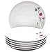 Produktbild Kahla 39F190A50001C Wildblume Porzellan Tellerset für 6 Personen Kuchenteller 6-teilig Dessertteller 22 cm rund blau Blumendekor kleine Snackteller