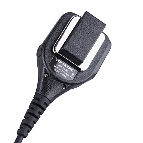 Commixc Handheld Shoulder Mic, Waterproof Ip55 Speaker Mic With External 3.5Mm Earpiece Jack, Compatible With 2.5Mm/3.5Mm 2-Pin Kenwood Baofeng Two-Way Radios #TOP4