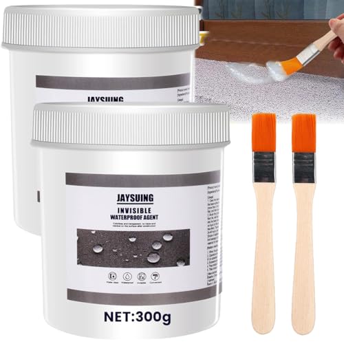 Sellador Invisible Impermeable, Pegamento Impermeable Rhinostrong, Agente Aislante Transparente, Sellador Aislante Impermeable, Waterproof Anti-Leakage Agent Para Interior y Exterior Grietas (2 PCS)