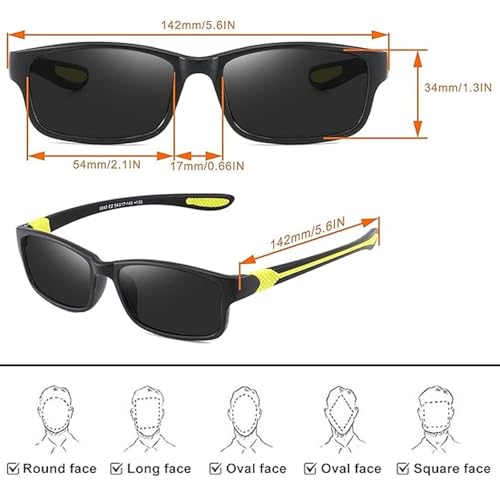 Image of HAOLOTA Polarized Sunglasses Men Women Sports Style Designer Fishing Driving Glasses UV400 Protection