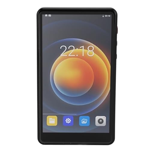 Haofy Schwarzer MP4 -Player mit 16 Millionen Farben Bildschirmauflösung und 2500 -mAh MP4 Player für mit Hochgeschwindigkeits drahtloser Übertragung