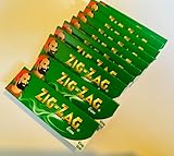10 paquets Zig Zag Vert Papier À Rouler Des Cigarette Grande Taille - 10 Paquets