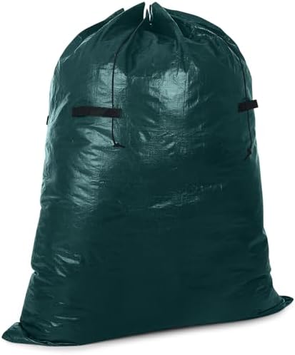 Hushee Above Ground Pool Storage Container Pool Cover Storage Bag with 4 Carry Handles Extra Large Pool Storage Heavy Duty Pool Cover for Winter Pool Safety Covers(39" x 67",Dark Green)