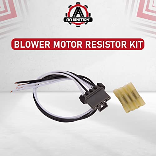 Replacement Ac Blower Motor Resistor Kit - Replaces 973-582, 8713804050, 8713804052, ‎4P1650, Ja1772, Ru1435 - Compatible With Toyota Tacoma Vehicles - 2005, 2006, 2007, 2008, 2009, 2010-2017 #TOP5