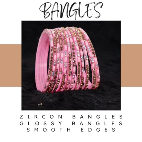 Stylish Glass Bangle Set for Daily Use - Plain Fashionable Bangles