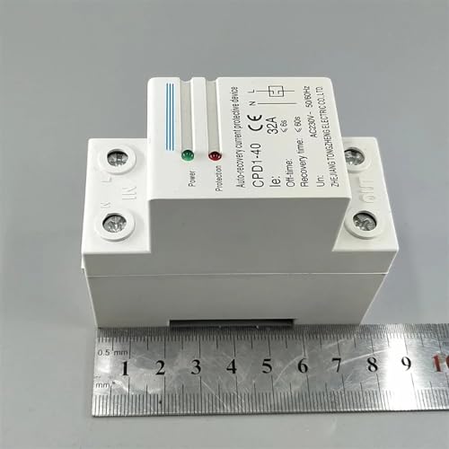 Dispositivo protección limitador corriente 32A robusto y preciso 6