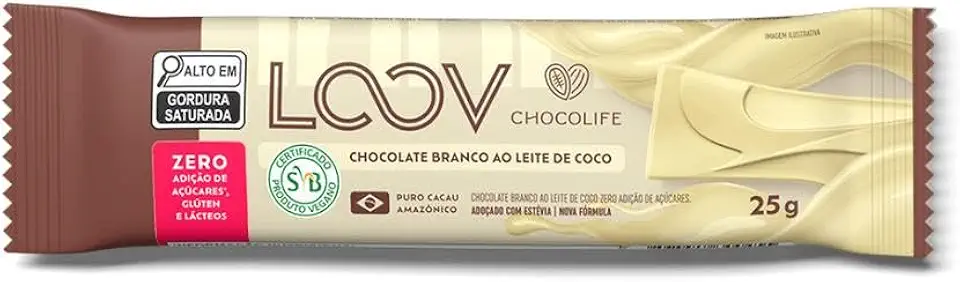 Chocolate Loov Branco - Chocolife - 1unx25g