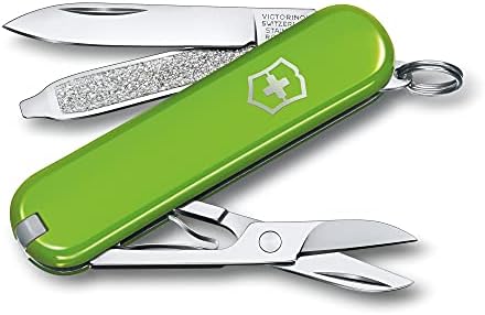 Victorinox Taschenmesser Classic SD, Klein (7 Funktionen, Klinge, Schere, Nagelfeile, Schraubendreher, Pinzette)