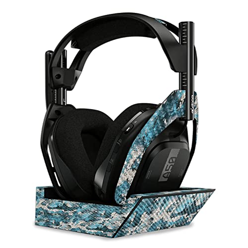 Image of MightySkins Carbon Fiber Skin Compatible with Astro A50 Wireless Headphones + Base Station (Gen 4) - Rift | Protective, Durable Textured Carbon Fiber Finish | Easy to Apply | Made in The USA