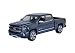 Motormax 79353BL 2018 Chevrolet Silverado LTZ Centennial 100 Years Anniversary Edition Blue 1/27 Diecast Model Car
