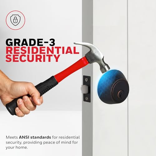 Honeywell 8111409 Safes & Door Locks - Single Cylinder Front Door Deadbolt Lock Set thumb #3