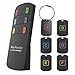 UKing Localisateur de clés sans fil 6 en 1 avec télécommande, idéal pour retrouver vos clés, portefeuilles, animaux domestiques, sacs et autres objets perdus